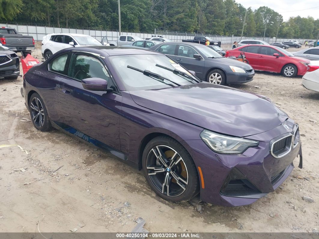 2023 BMW 230 I Purple  Gasoline 3MW23CM00P8C98235 photo #1