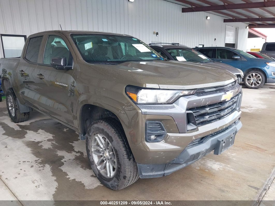 2023 CHEVROLET COLORADO 2WD  SHORT BOX LT Brown  Gasoline 1GCGSCEC3P1224493 photo #1