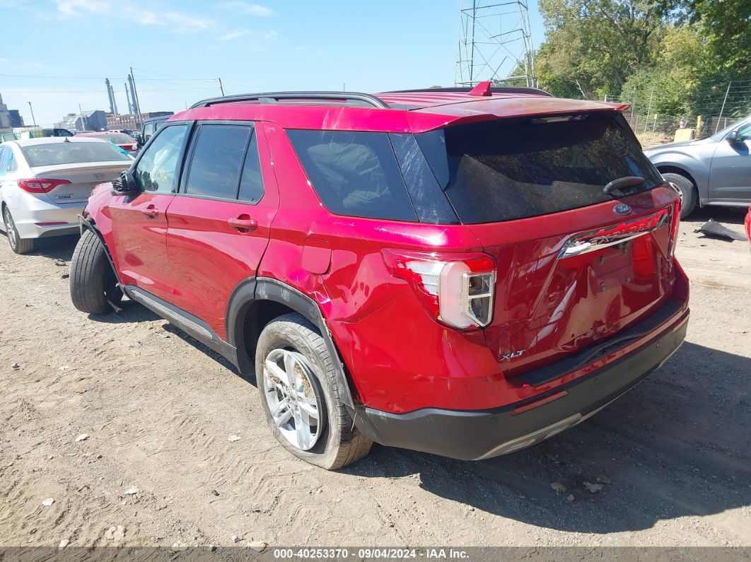 2020 FORD EXPLORER XLT Red  Gasoline 1FMSK8DH0LGC58074 photo #4