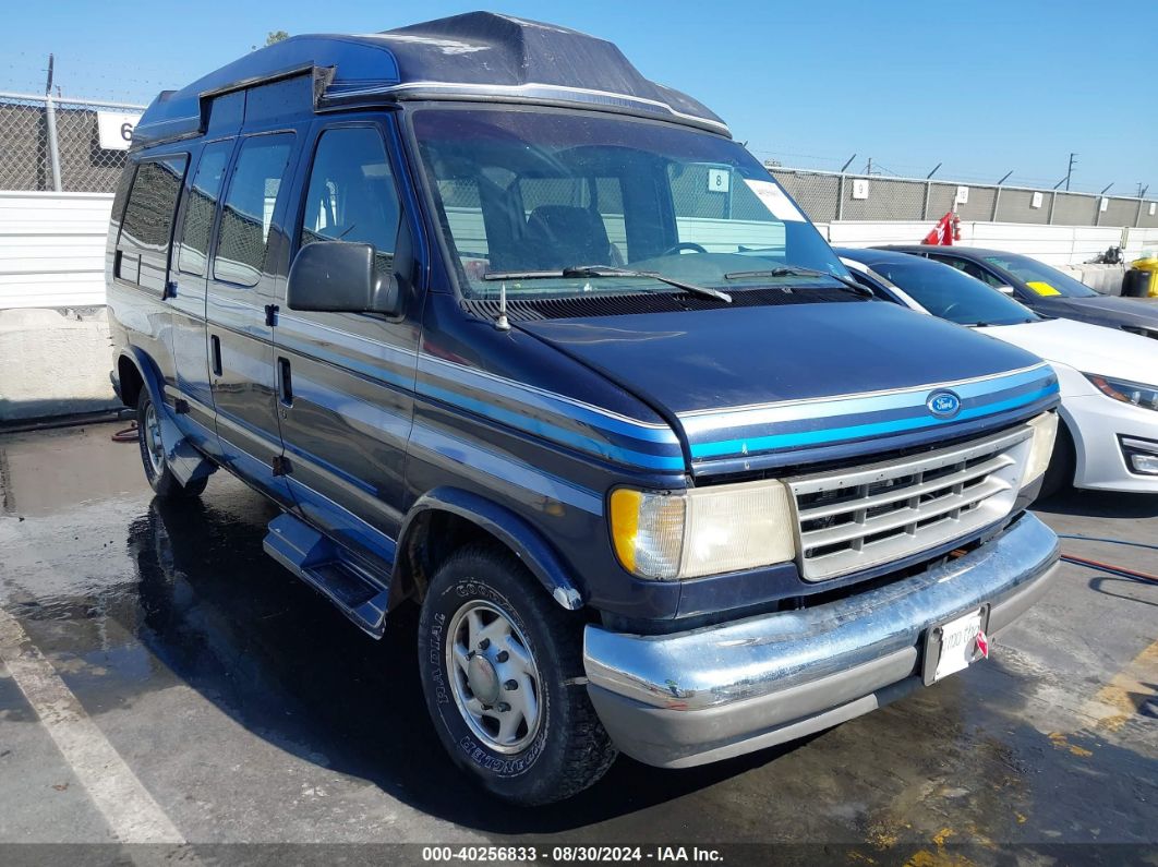 1995 FORD ECONOLINE E150 VAN Blue  Gasoline 1FDEE14N2SHB99300 photo #1