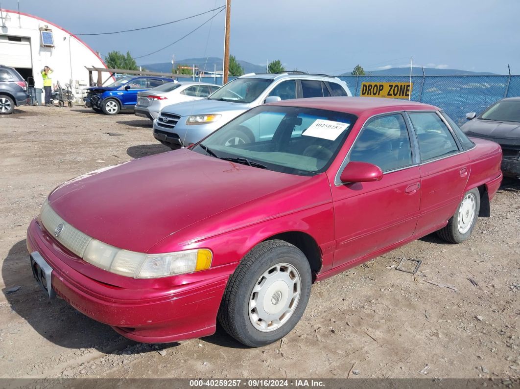 1995 MERCURY SABLE GS Red  Gasoline 1MELM50U1SG647159 photo #3