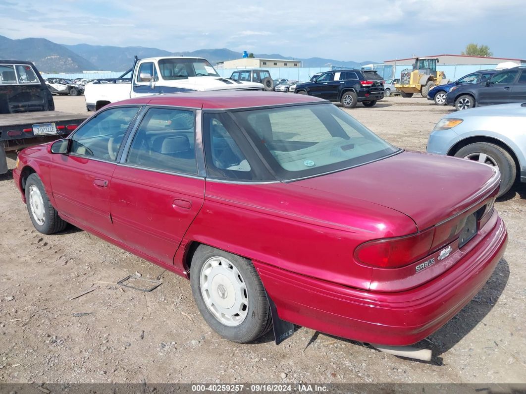 1995 MERCURY SABLE GS Red  Gasoline 1MELM50U1SG647159 photo #4