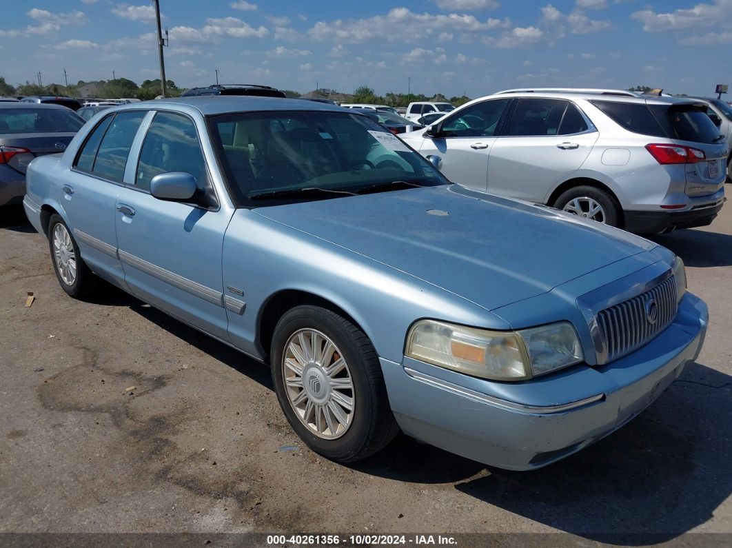 2009 MERCURY GRAND MARQUIS LS (FLEET ONLY) Light Blue  Flexible Fuel 2MEHM75V59X629755 photo #1