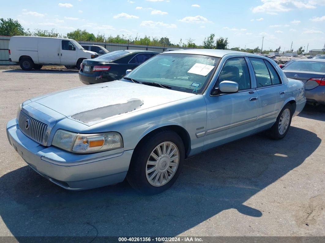 2009 MERCURY GRAND MARQUIS LS (FLEET ONLY) Light Blue  Flexible Fuel 2MEHM75V59X629755 photo #3