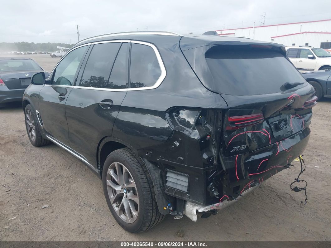 2024 BMW X5 XDRIVE40I Black  Gasoline 5UX23EU08R9V21420 photo #4