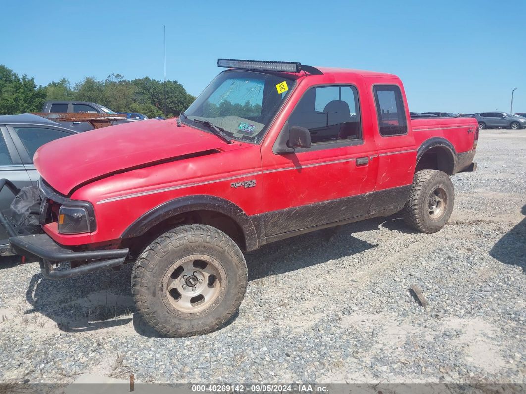 1993 FORD RANGER SUPER CAB Red  Gasoline 1FTCR15U5PTA66203 photo #3