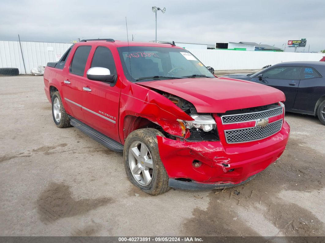 2009 CHEVROLET AVALANCHE 1500 LTZ Red  Flexible Fuel 3GNFK32069G193550 photo #1