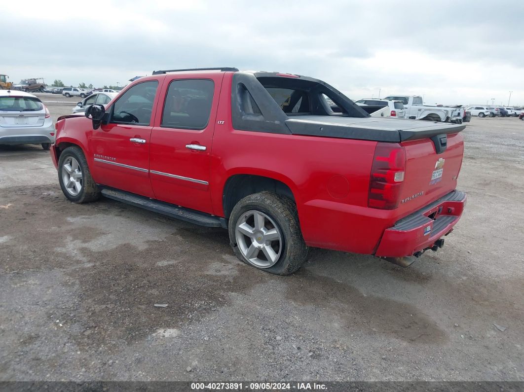 2009 CHEVROLET AVALANCHE 1500 LTZ Red  Flexible Fuel 3GNFK32069G193550 photo #4