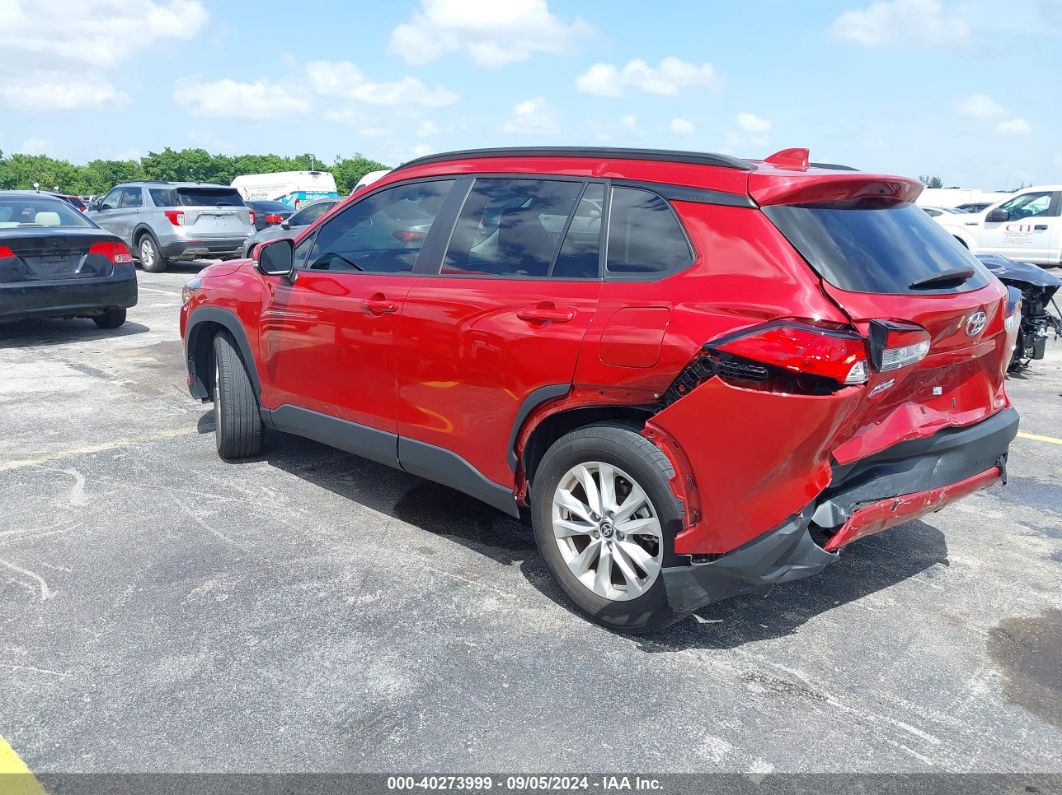 2022 TOYOTA COROLLA CROSS LE Red  Gasoline 7MUCAAAG8NV025265 photo #4