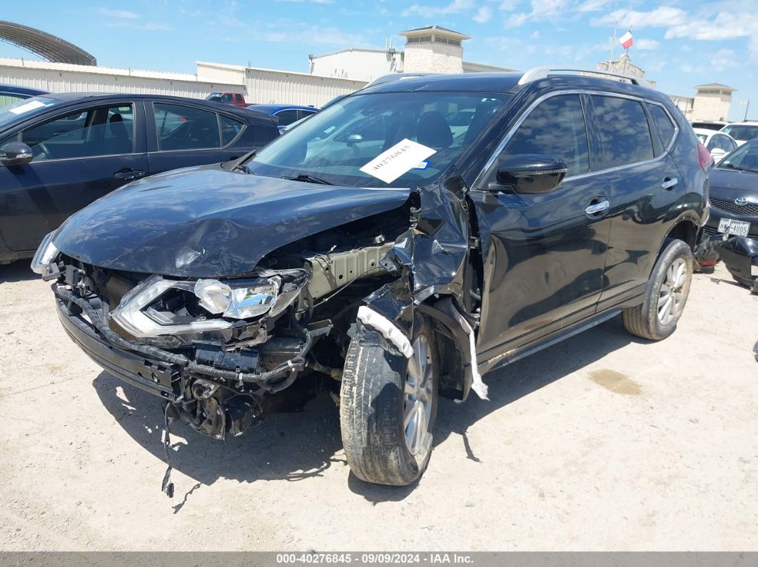 2019 NISSAN ROGUE SV Black  Gasoline 5N1AT2MV8KC738249 photo #3