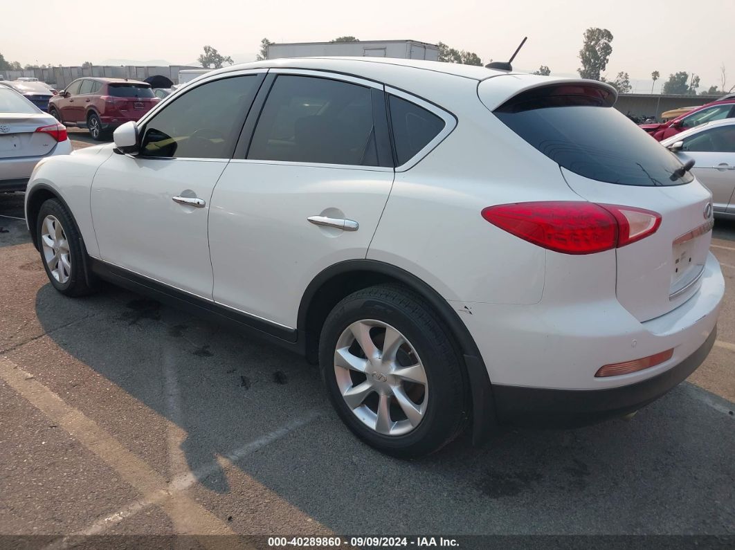 2010 INFINITI EX35 JOURNEY White  Gasoline JN1AJ0HR6AM752576 photo #4