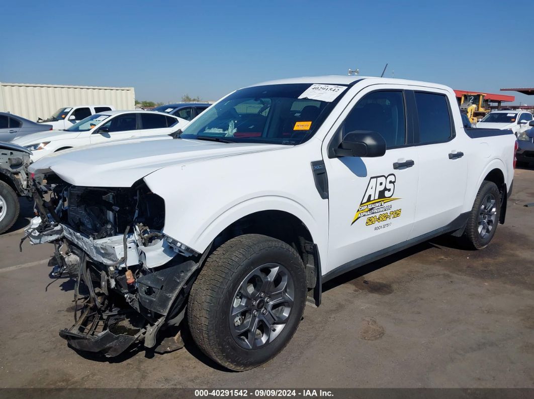 2024 FORD MAVERICK XLT White  Hybrid 3FTTW8H38RRA22043 photo #3