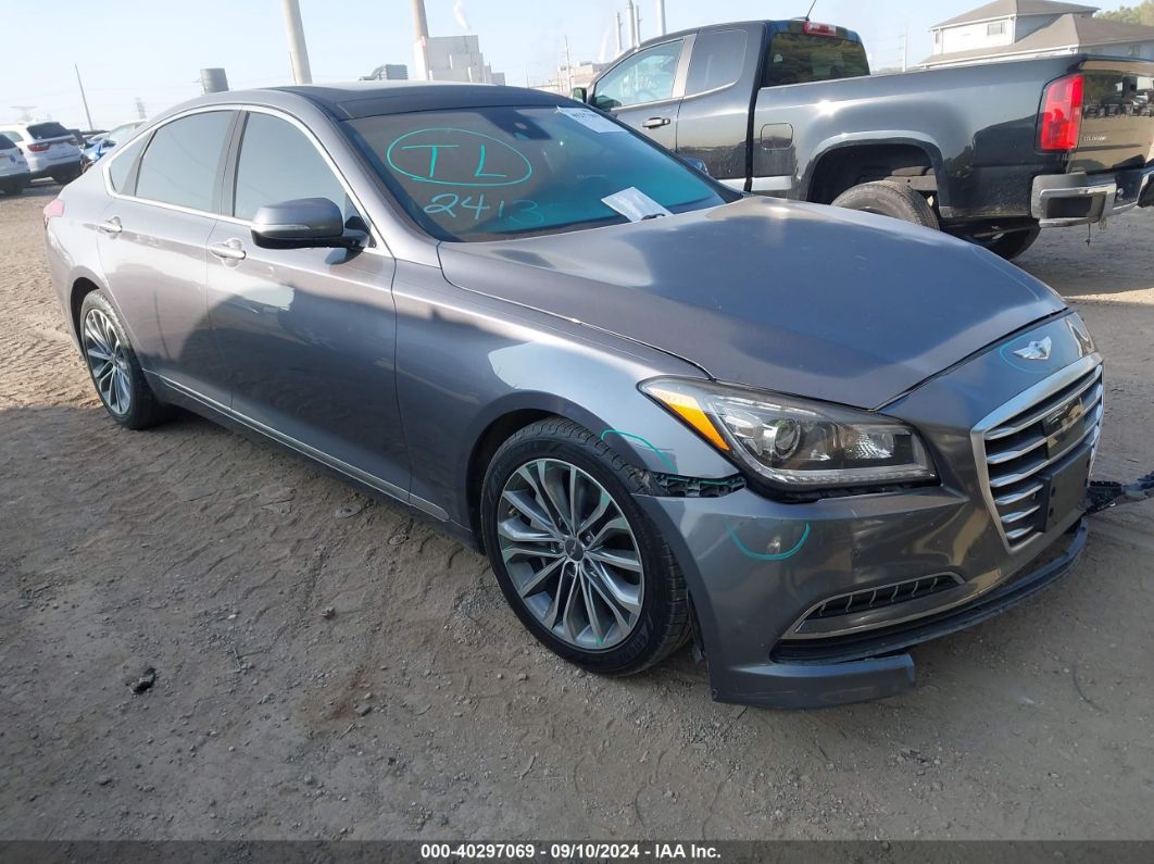 2015 HYUNDAI GENESIS 3.8 Gray  Gasoline 1LNHM82W41Y613020 photo #1