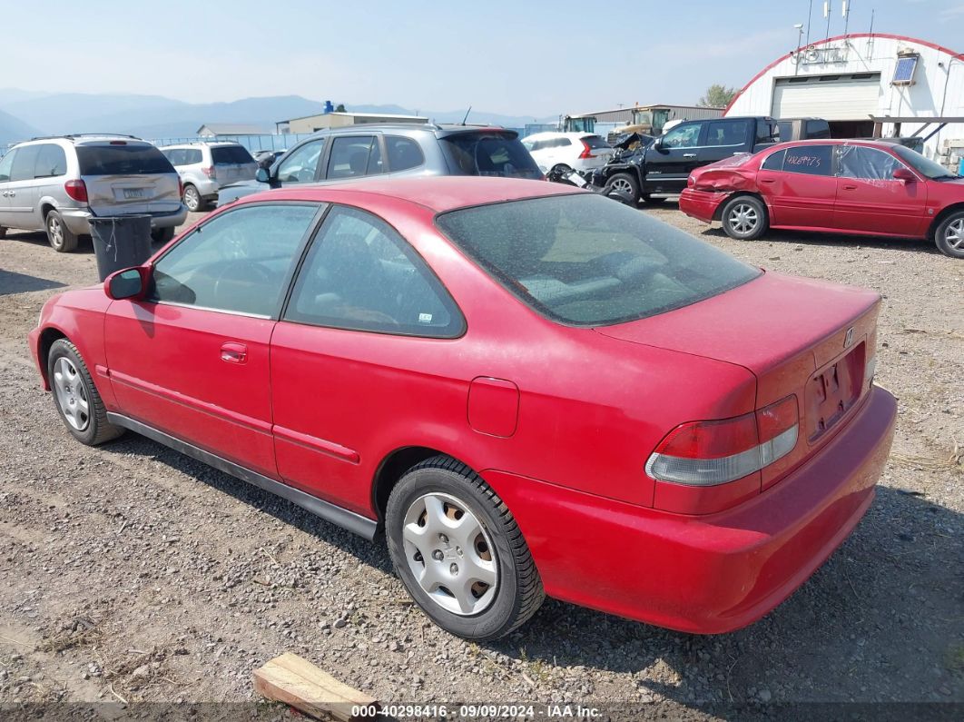 1999 HONDA CIVIC EX Red  Gasoline 1HGEJ8249XL028018 photo #4