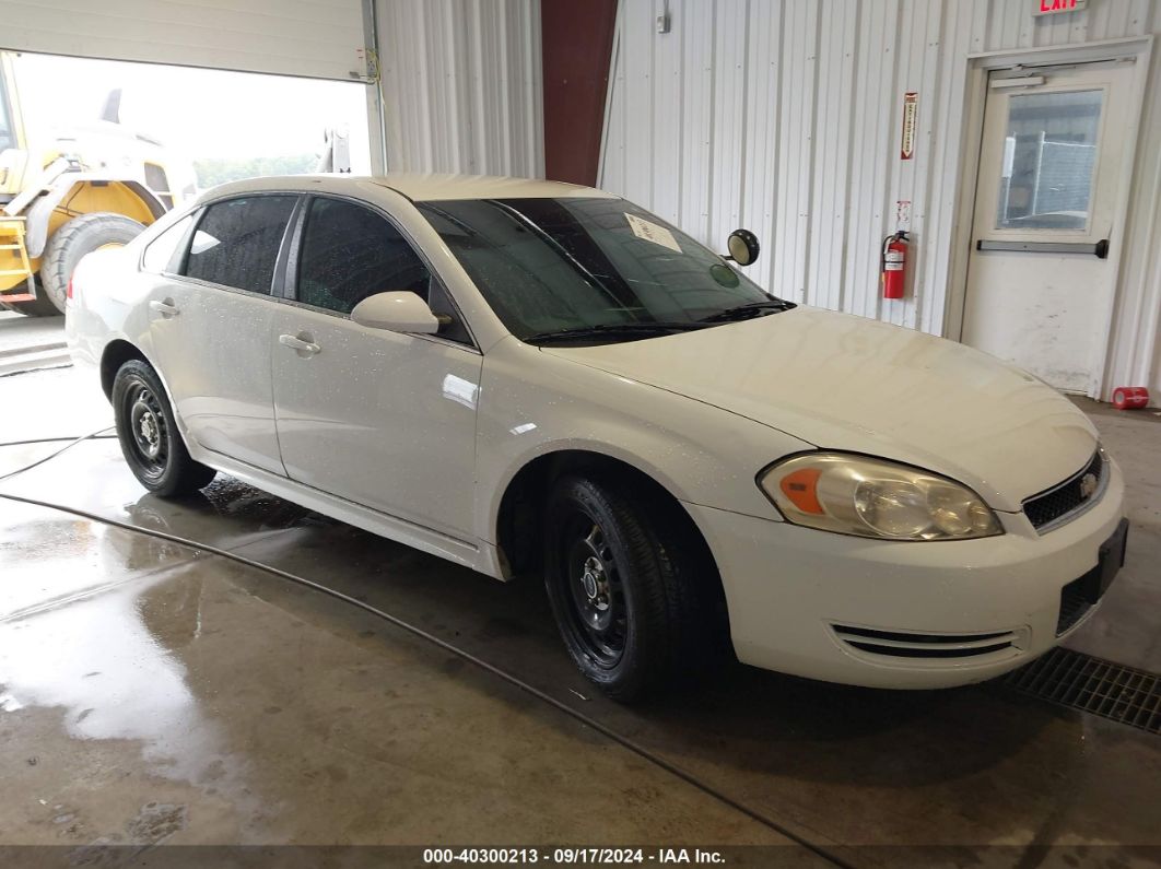 2014 CHEVROLET IMPALA LIMITED POLICE White  Gasoline 2G1WD5E39E1108376 photo #1