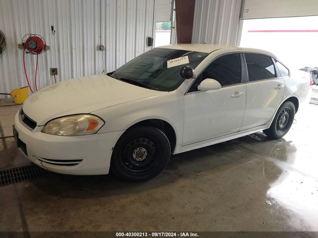 2014 CHEVROLET IMPALA LIMITED POLICE White  Gasoline 2G1WD5E39E1108376 photo #3