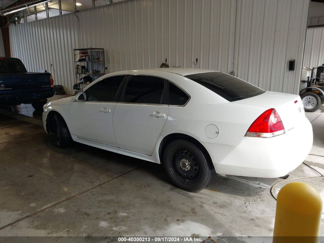 2014 CHEVROLET IMPALA LIMITED POLICE White  Gasoline 2G1WD5E39E1108376 photo #4