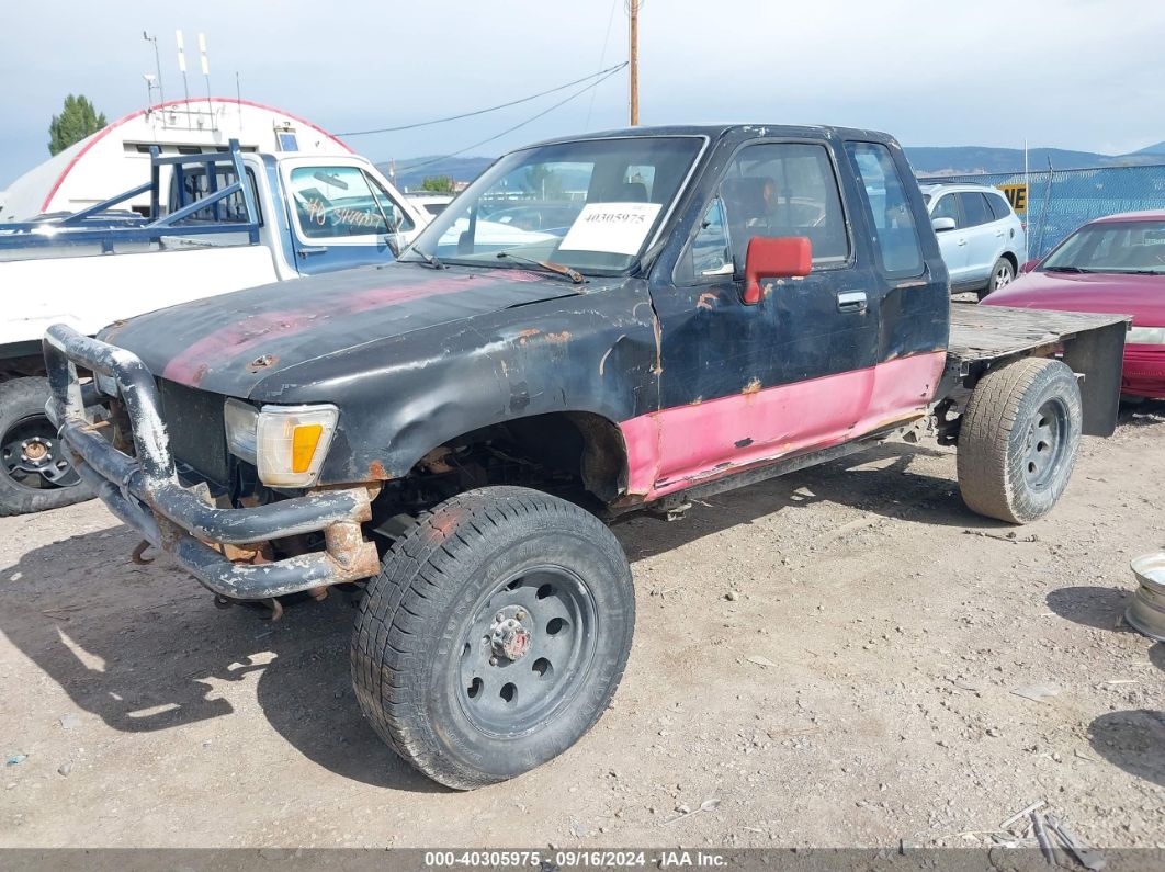 1991 TOYOTA PICKUP 1/2 TON EX LNG WHLBSE DLX Black  Gasoline JT4VN13D7M5042489 photo #3