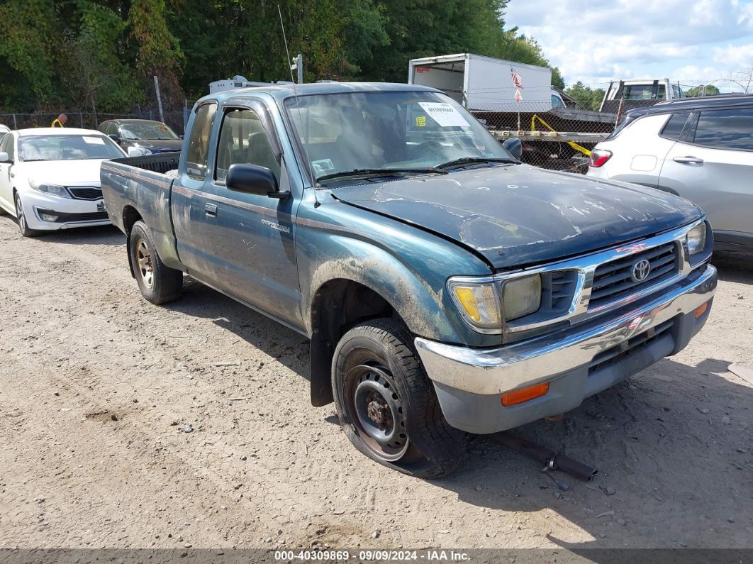 1996 TOYOTA TACOMA XTRACAB Green  Gasoline 4TAWM72N1TZ194792 photo #1