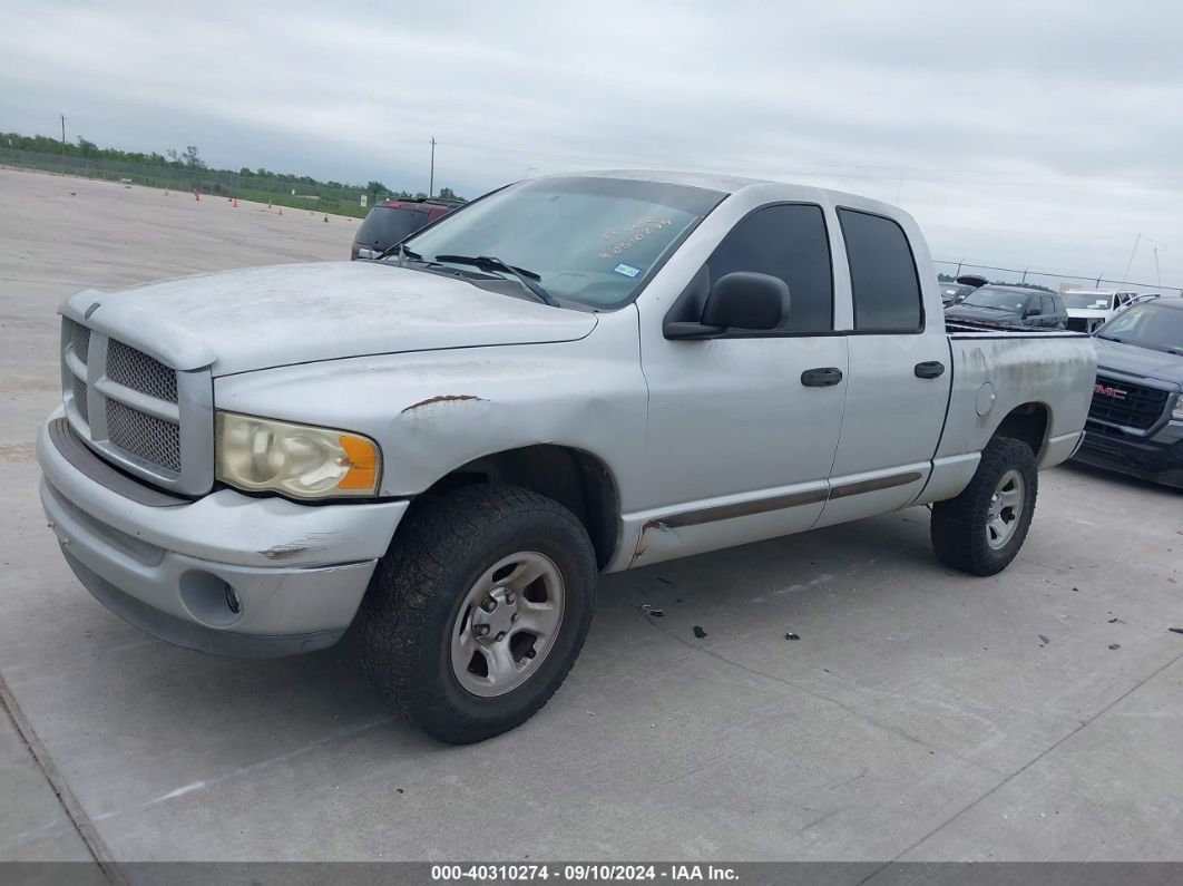 2002 DODGE RAM 1500 ST Silver  Gasoline 1D7HA18N82S678448 photo #3