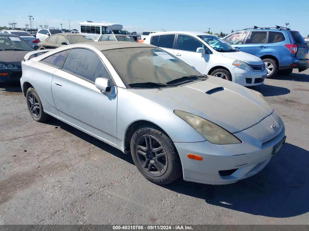 2004 TOYOTA CELICA GT Silver  Gasoline JTDDR32T240167787 photo #1