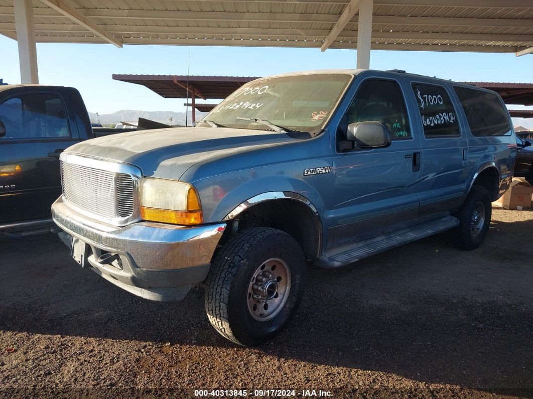 2000 FORD EXCURSION XLT Gray  Gasoline 1FMNU41S1YEB11247 photo #3