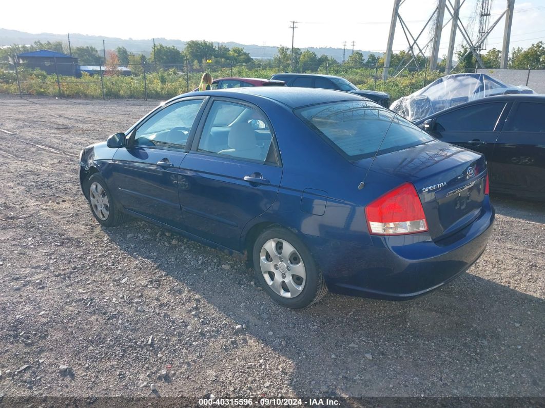 2009 KIA SPECTRA EX Blue  Gasoline KNAFE222195600660 photo #4