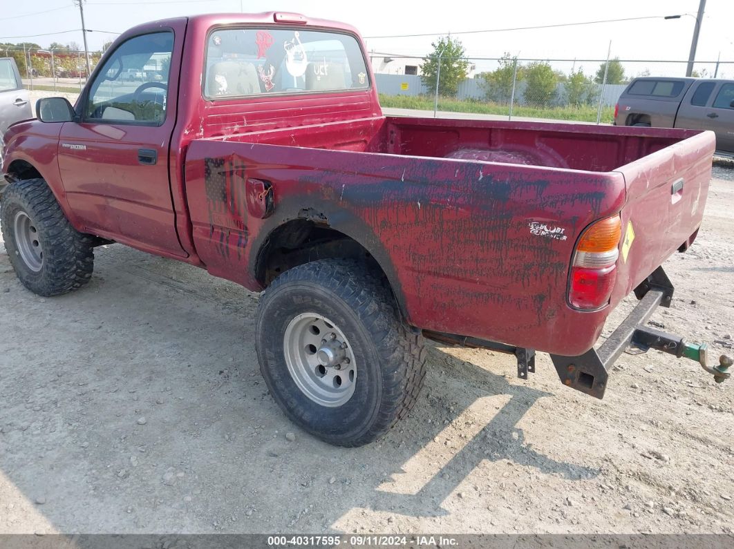 1996 TOYOTA TACOMA Red  Gasoline 4TAPM62N7TZ195802 photo #4