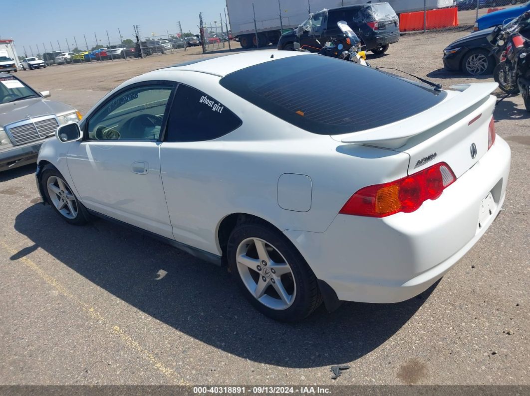 2003 ACURA RSX White  gas JH4DC54813C017333 photo #4