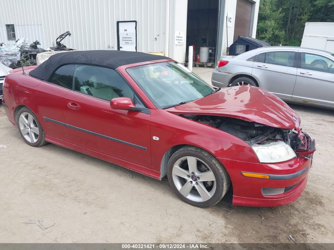 2006 SAAB 9-3 AERO Red  Gasoline YS3FH71U366004605 photo #1