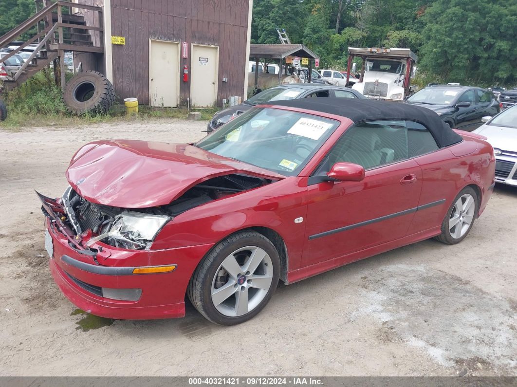 2006 SAAB 9-3 AERO Red  Gasoline YS3FH71U366004605 photo #3