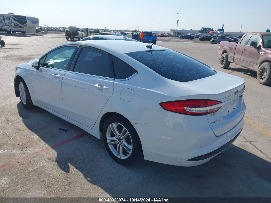 2018 FORD FUSION SE White  Gasoline 3FA6P0H75JR227022 photo #4