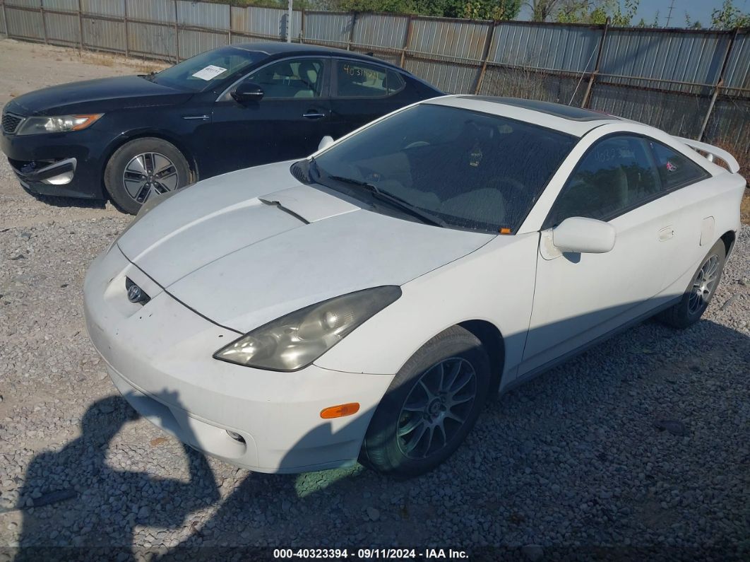 2002 TOYOTA CELICA GT White  Gasoline JTDDR32T020130959 photo #3