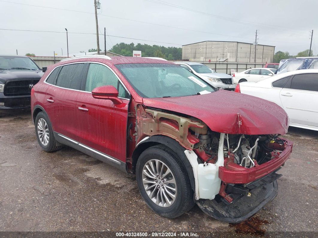 2016 LINCOLN MKX SELECT Red  Gasoline 2LMTJ6KR4GBL84544 photo #1