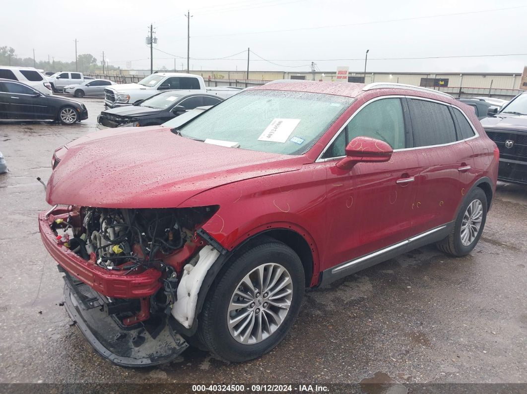 2016 LINCOLN MKX SELECT Red  Gasoline 2LMTJ6KR4GBL84544 photo #3