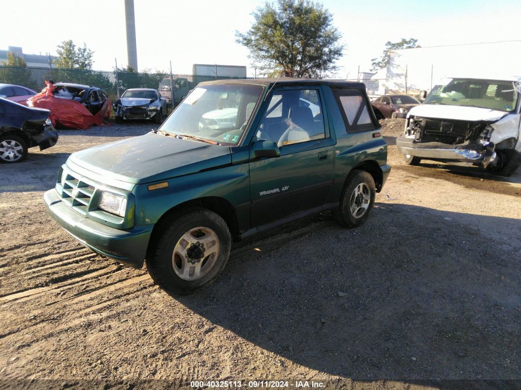 1996 GEO TRACKER Green  Gasoline 2CNBJ1860T6910906 photo #3