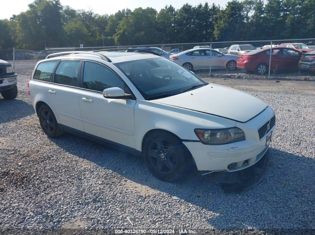 2007 VOLVO V50 T5 White  Gasoline YV1MJ682972319719 photo #1