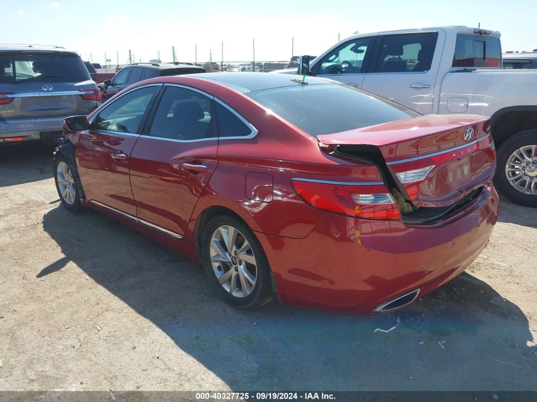 2014 HYUNDAI AZERA LIMITED Red  Gasoline KMHFH4JG2EA400063 photo #4