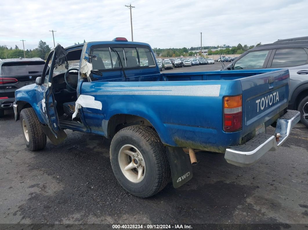 1994 TOYOTA PICKUP 1/2 TON SHORT WHLBSE DX Blue  Gasoline 4TARN01P7RZ217702 photo #4