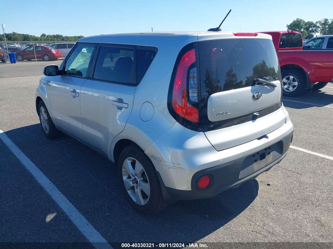 2019 KIA SOUL Silver  Gasoline KNDJN2A27K7677249 photo #4