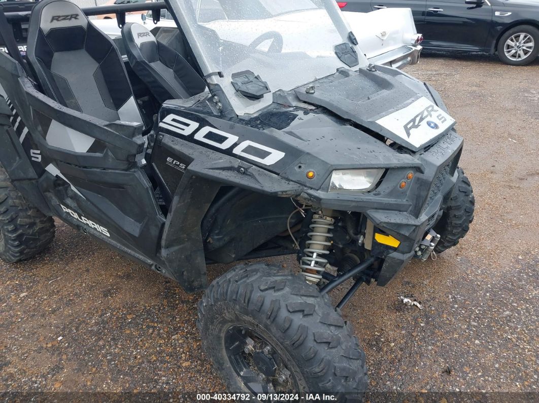 2019 POLARIS RZR S 900 EPS Black  Gasoline 3NSVBE876KH832058 photo #1