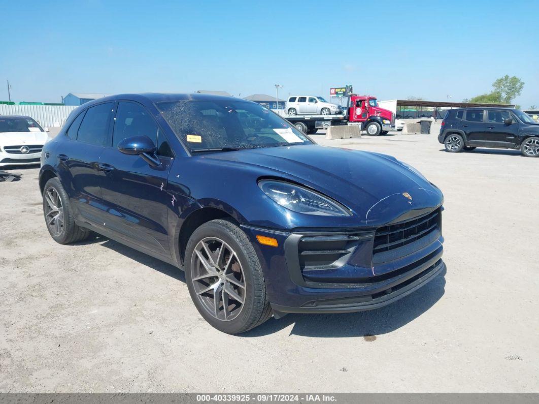 2022 PORSCHE MACAN Blue  Gasoline WP1AA2A5XNLB02045 photo #1