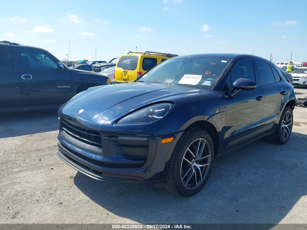 2022 PORSCHE MACAN Blue  Gasoline WP1AA2A5XNLB02045 photo #3