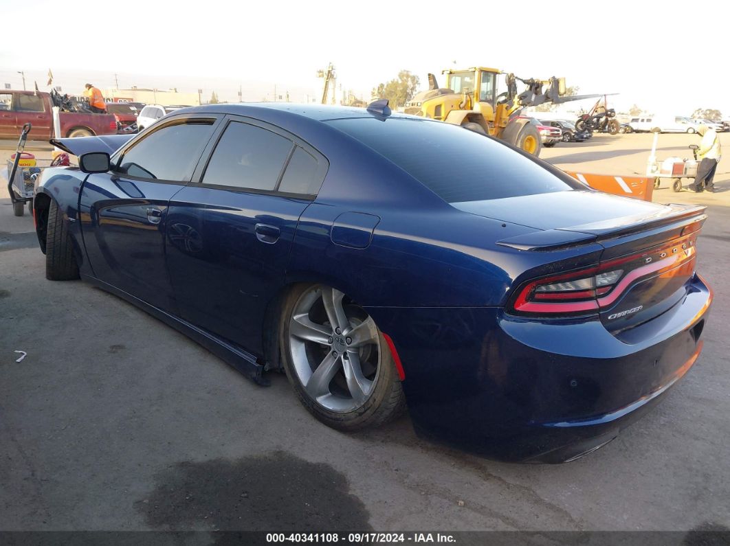 2015 DODGE CHARGER R/T Blue  Gasoline 2C3CDXCT7FH880770 photo #4