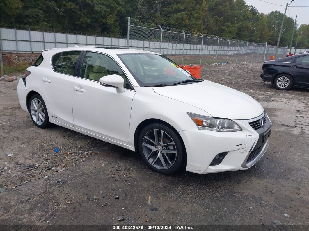 2017 LEXUS CT 200H White  Hybrid JTHKD5BH0H2293457 photo #1