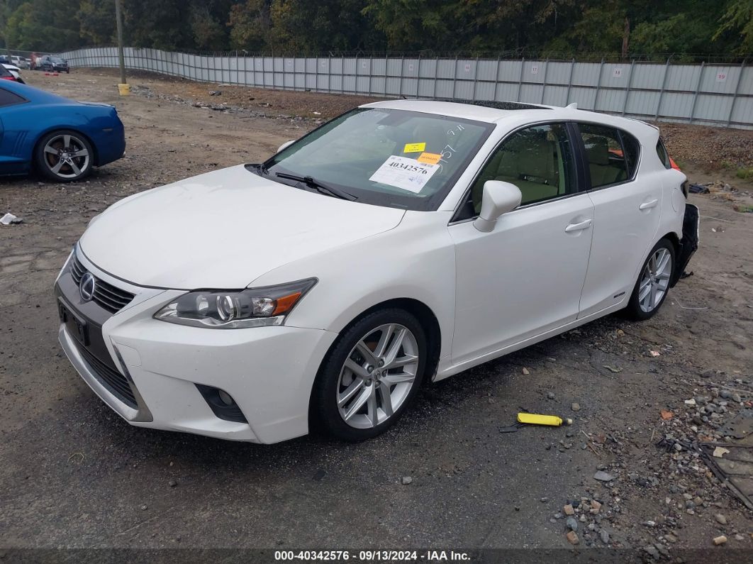 2017 LEXUS CT 200H White  Hybrid JTHKD5BH0H2293457 photo #3