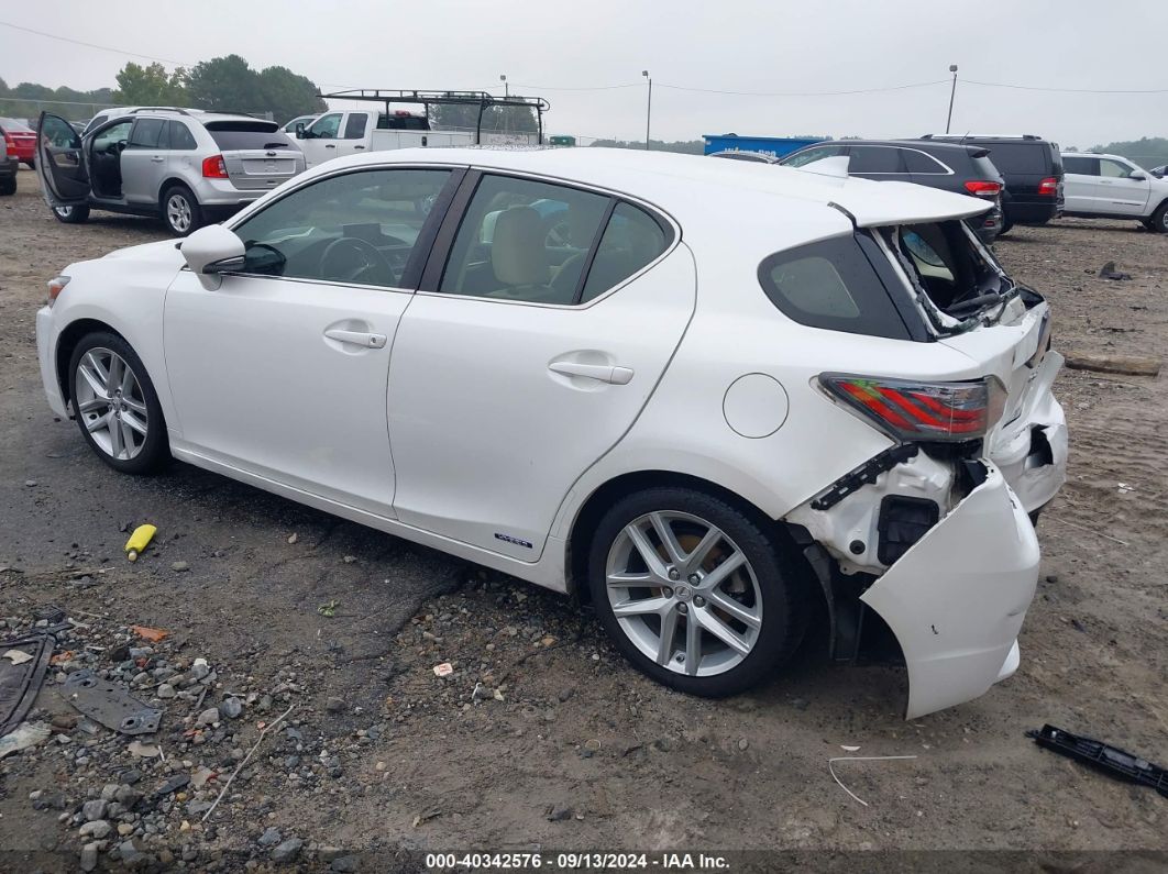 2017 LEXUS CT 200H White  Hybrid JTHKD5BH0H2293457 photo #4