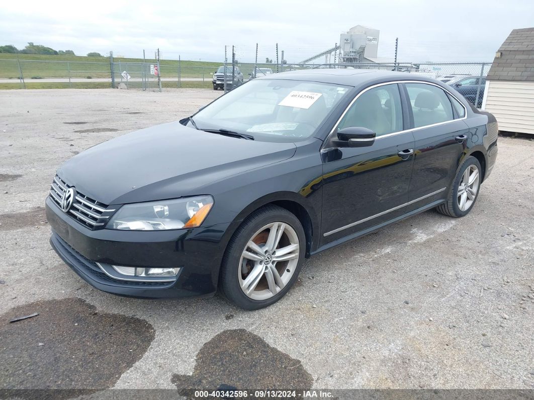 2014 VOLKSWAGEN PASSAT 2.0L TDI SEL PREMIUM Black  Diesel 1VWCN7A35EC031795 photo #3