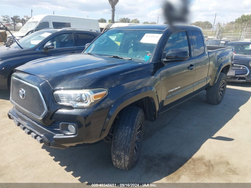 2016 TOYOTA TACOMA SR5 Black  Gasoline 5TFRX5GN4GX066747 photo #3