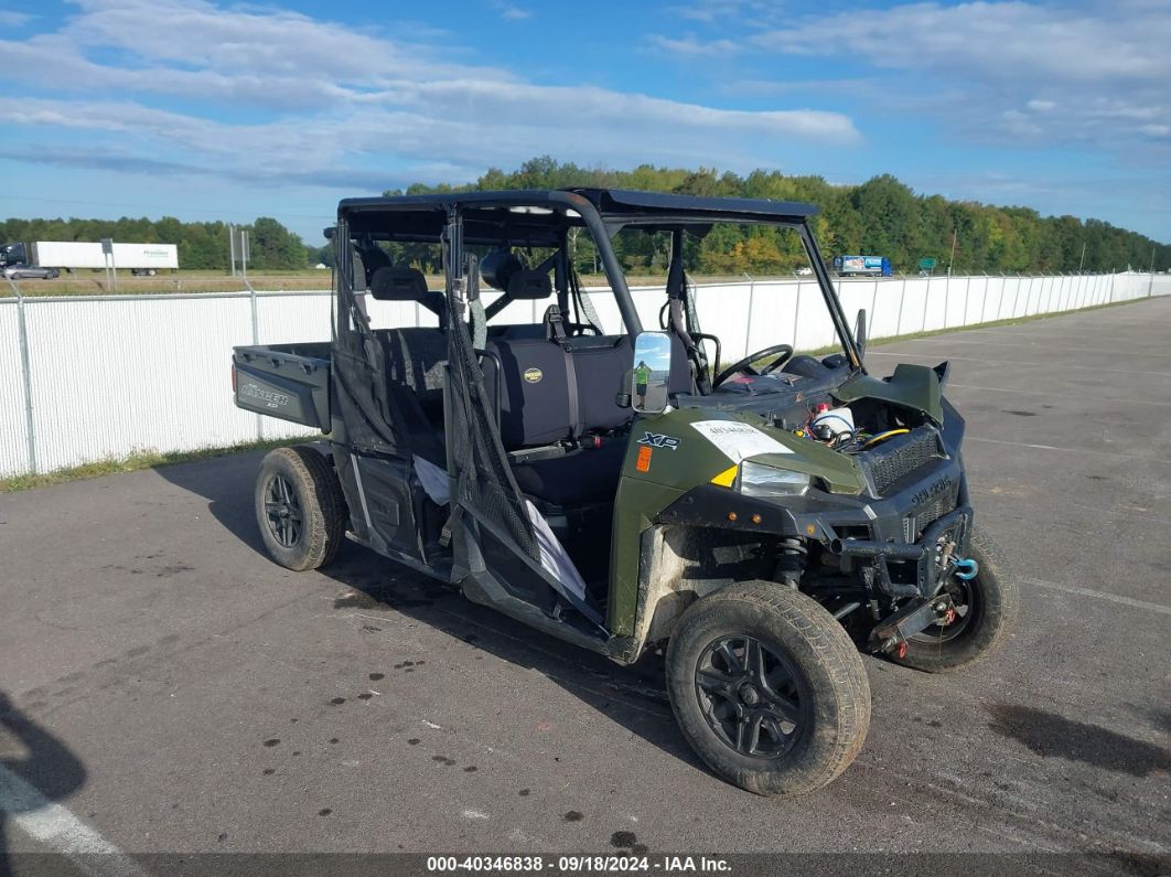 2017 POLARIS RANGER CREW XP 900 Black  Gasoline 4XARVA870H8024254 photo #1